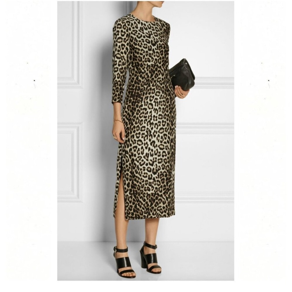 Rag & bone leopard print silk dress Size 00
